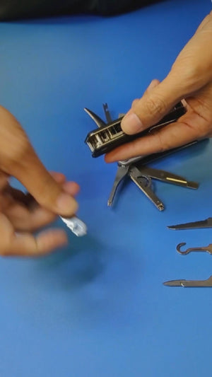 Learn how to customize the FLEX Companion into a fully equipped fishing multitool, step by step