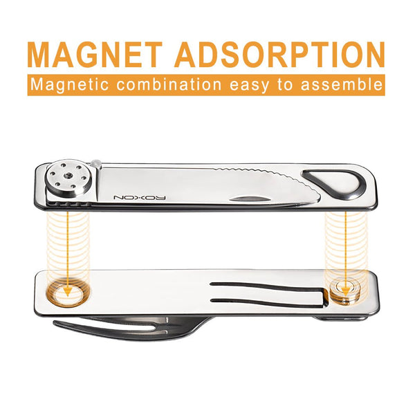 Multi-tool with magnet adsorption feature on a white background