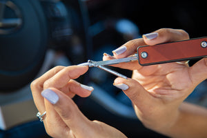 The nail clipper on the M4 multitool