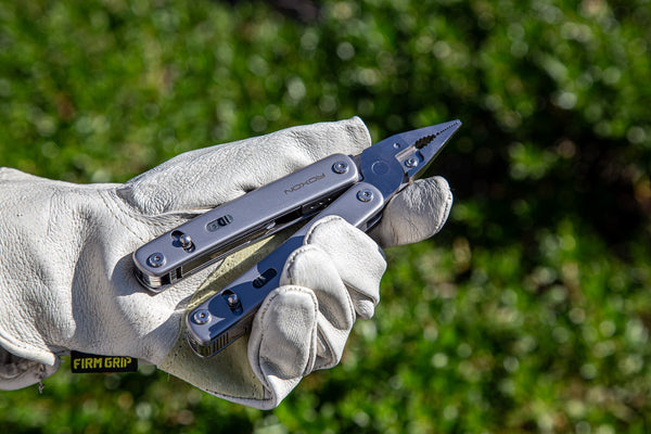 pliers in hand