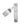 Foldable silver fork with a handle on a white background