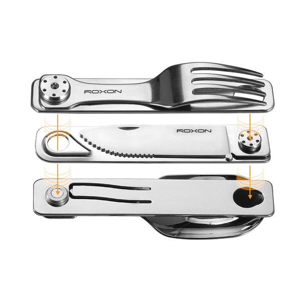 3 - IN - 1 MAGNETIC FOLDABLE UTENSILS - ROXON INC.