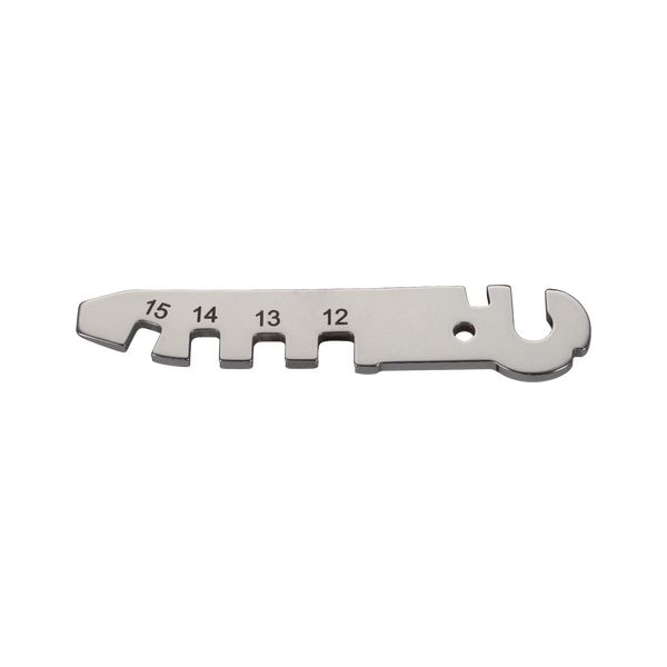 Spoke Wrench & Screwdriver- Short, 1 slot