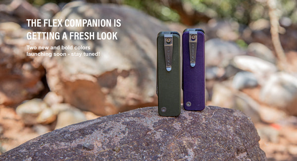 The Flex Companion is getting a fresh look!  Two new and bold colors launching soon!