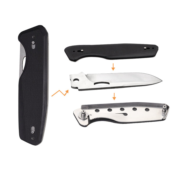 Folding knife and its parts