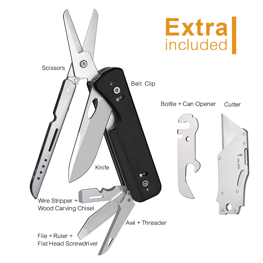 Flex Shears – Modular EDC Multitool with Scissors – ROXON
