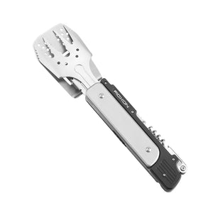 multitool cutlery with spatula, fork, tongs and knife