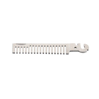 Stainless Steel Comb - Long, 1 slot