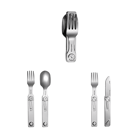 Folding Cutlery Set Bundle | Camping Utensils | ROXON - ROXON