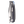Folding knife with a metallic blade and black handle on a white background