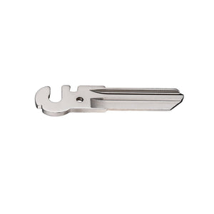 Set of keys with a keychain on a white background
