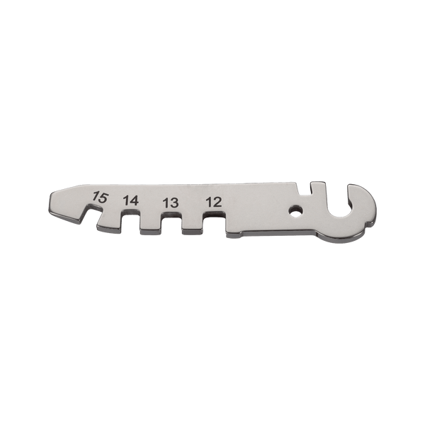 Spoke Wrench & Screwdriver - Short, 1 slot - ROXON INC.