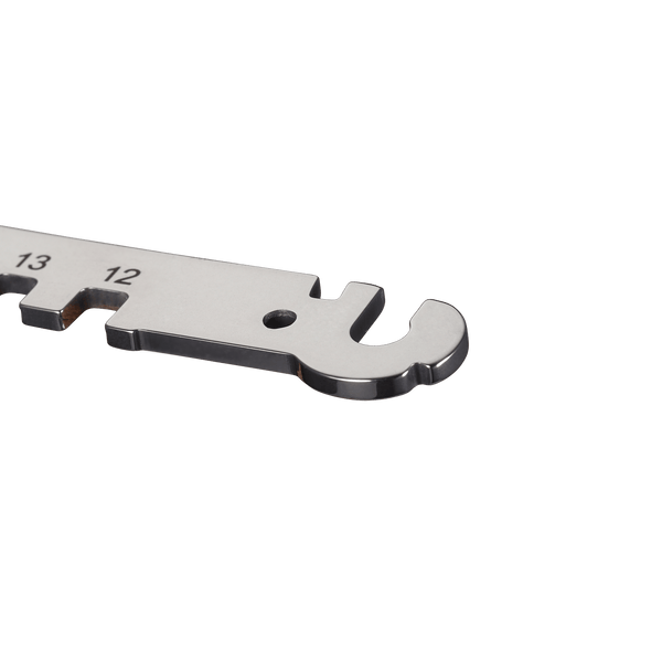 Spoke Wrench & Screwdriver - Short, 1 slot - ROXON INC.