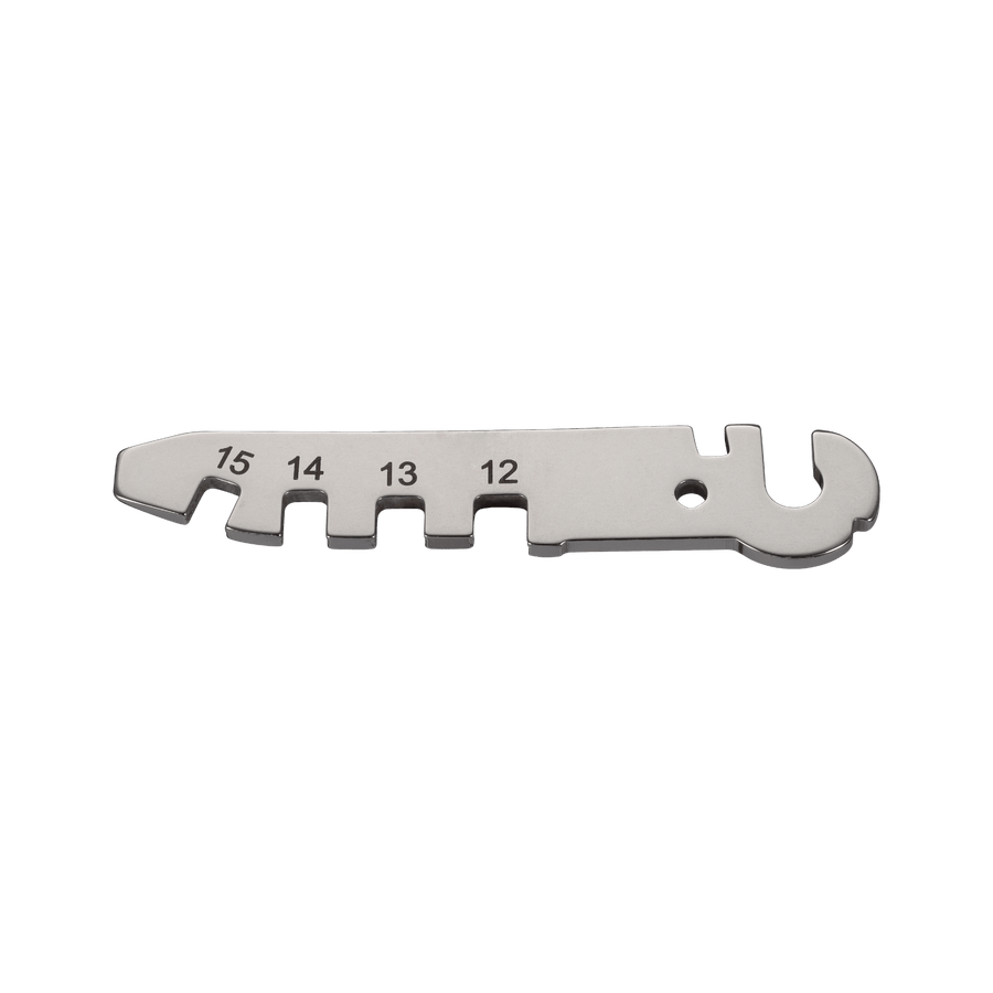 Spoke Wrench & Screwdriver - Short, 1 slot - ROXON INC.